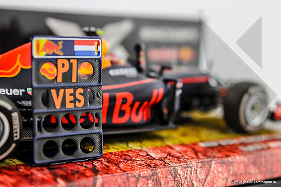 Max Verstappen RB12 1:43 schaalmodel Spanje - news.verstappen