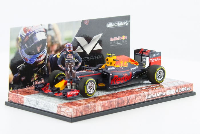 Scale model 1:43 RB12 Austria 2016 - Max in Lederhosen - now