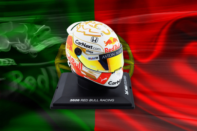 Contest GP Portugal: win a 1:4 scale model 2020 Max helmet! - news