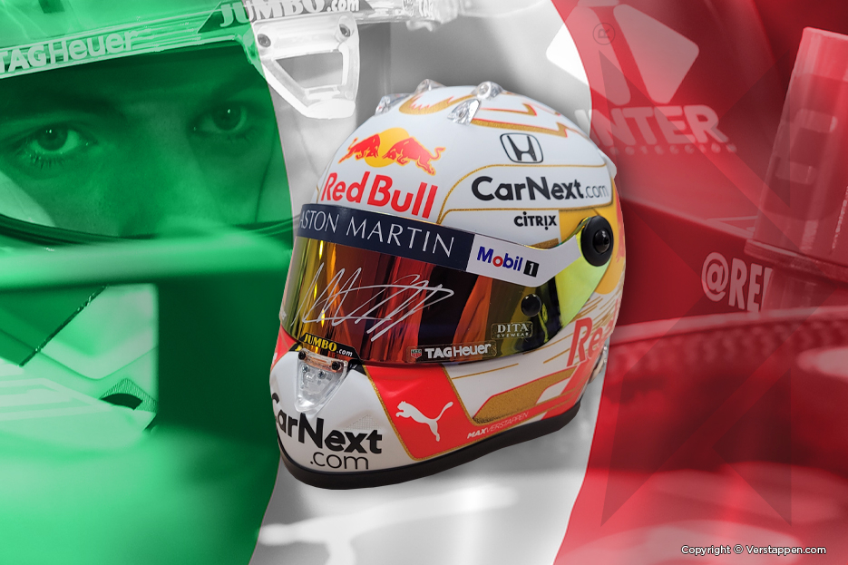 Floreren klimaat Industrieel Contest Italian GP: win a by Max Verstappen signed 1:2 scale model 2020  helmet! - news.verstappen.com
