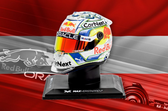 Contest GP Austria: win a 1:4 Austrian GP 2022 helmet scale model