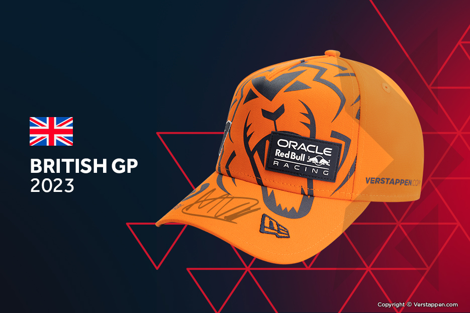 Contest GP Silverstone win a by Max Verstappen signed Orange Lion