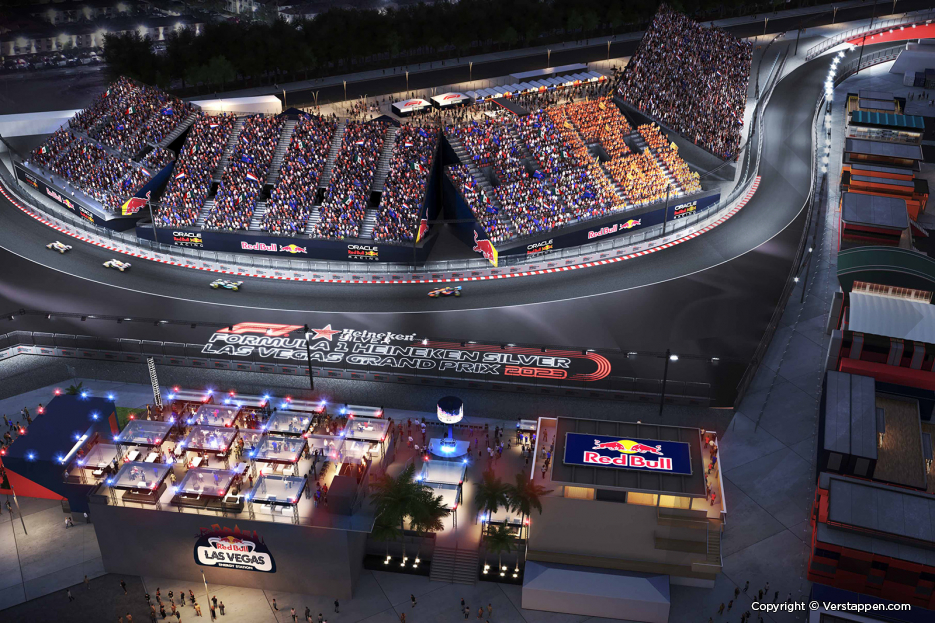 Exclusieve Max Verstappen Grandstand at the Las Vegas Grand Prix