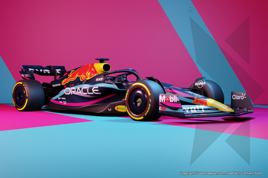 Oracle Red Bull Racing reveals RB19 Miami GP livery